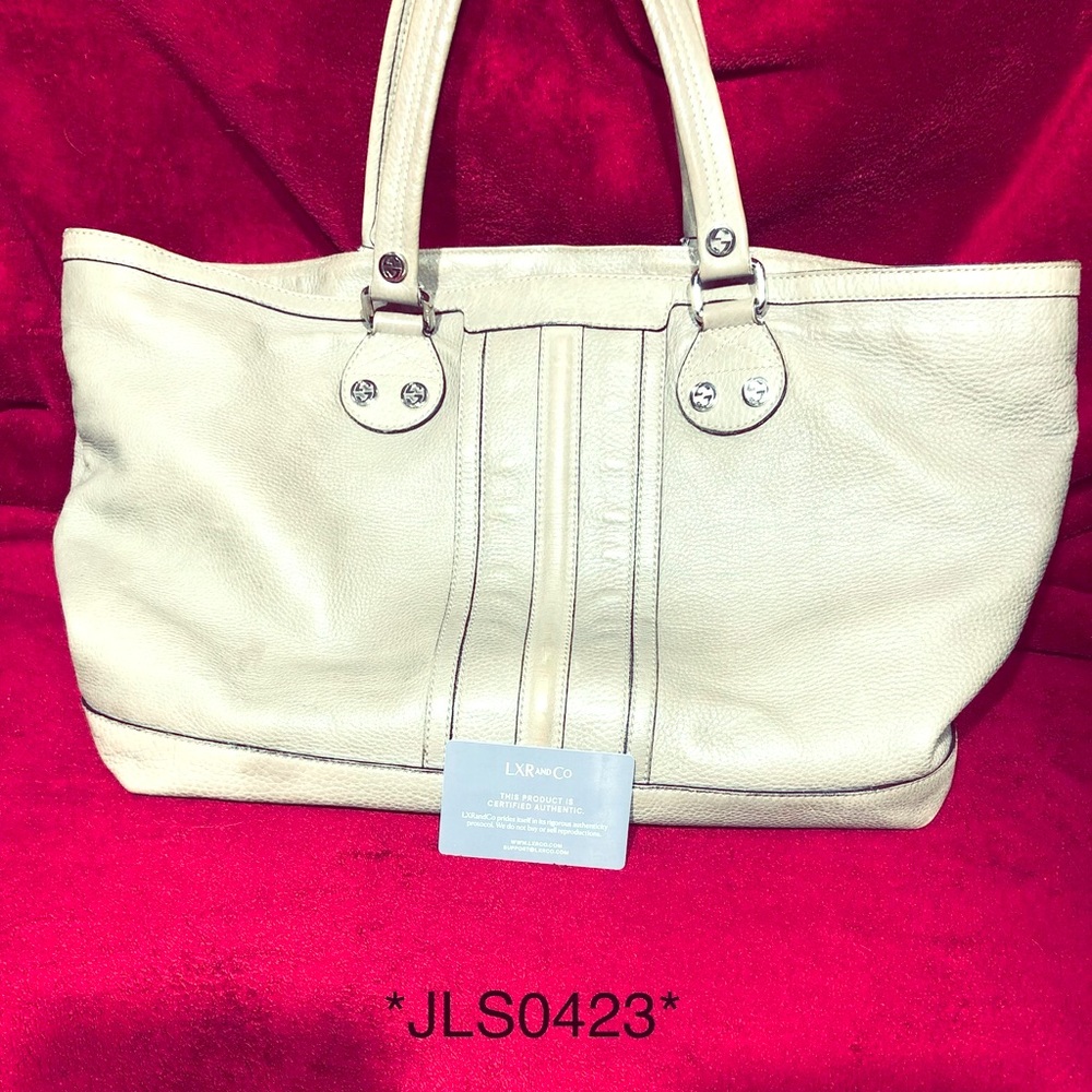 💕 Gucci Gray Leather Hobo Bag 💕